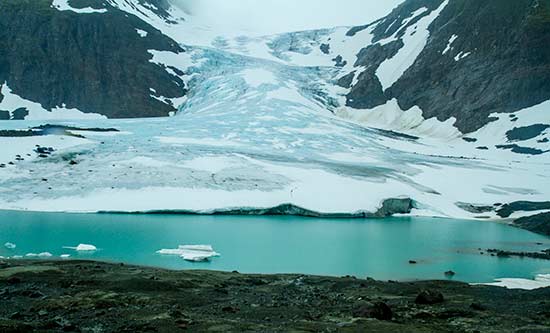 andonnée-en-laponie-glacier