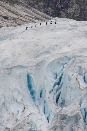 glacier-Nigardsbreen-randonneurs