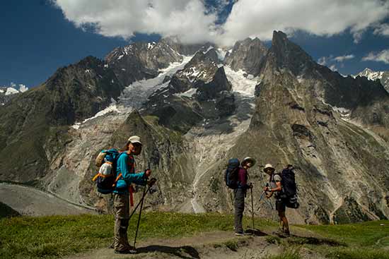 Rando vers le refuge Maison Vieille et Courmayeur- Mont Blanc randonnée-famille-courmayeur
