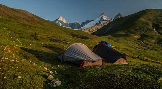matériel tour du mont blanc bivouac
