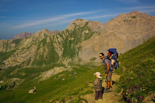 montagne en ete famille