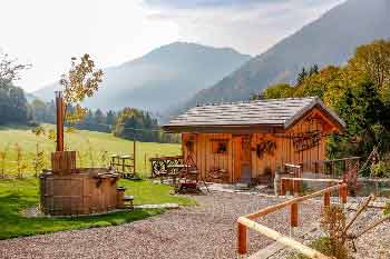 cabane dans les arbres en famille