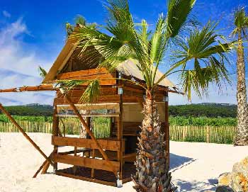 nuit familiale dans une cabane