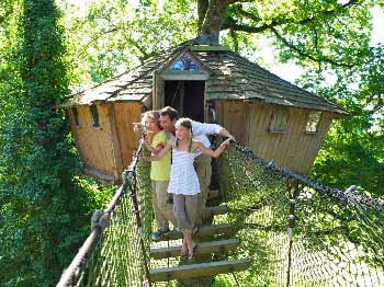 week end dans les arbres en famille