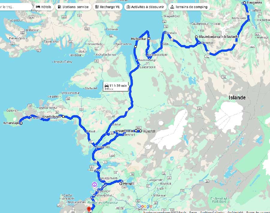 carte-nord-ouest-islande-itinéraire